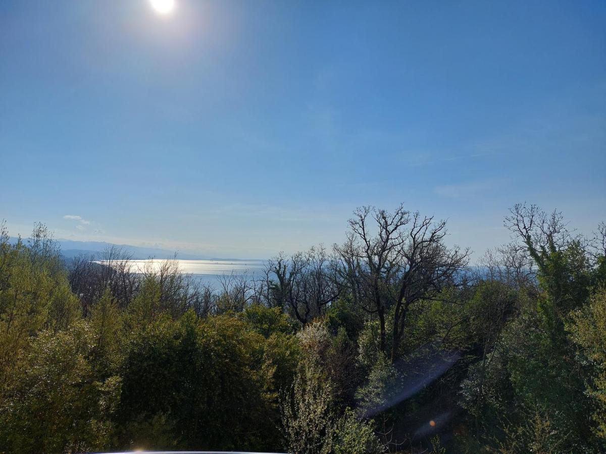 Starry Night - Smart Tv, Extra Big Bed, Big Bathtub, Private Parking, Sea View, Wifi, 2Bedrooms Volosko Eksteriør bilde